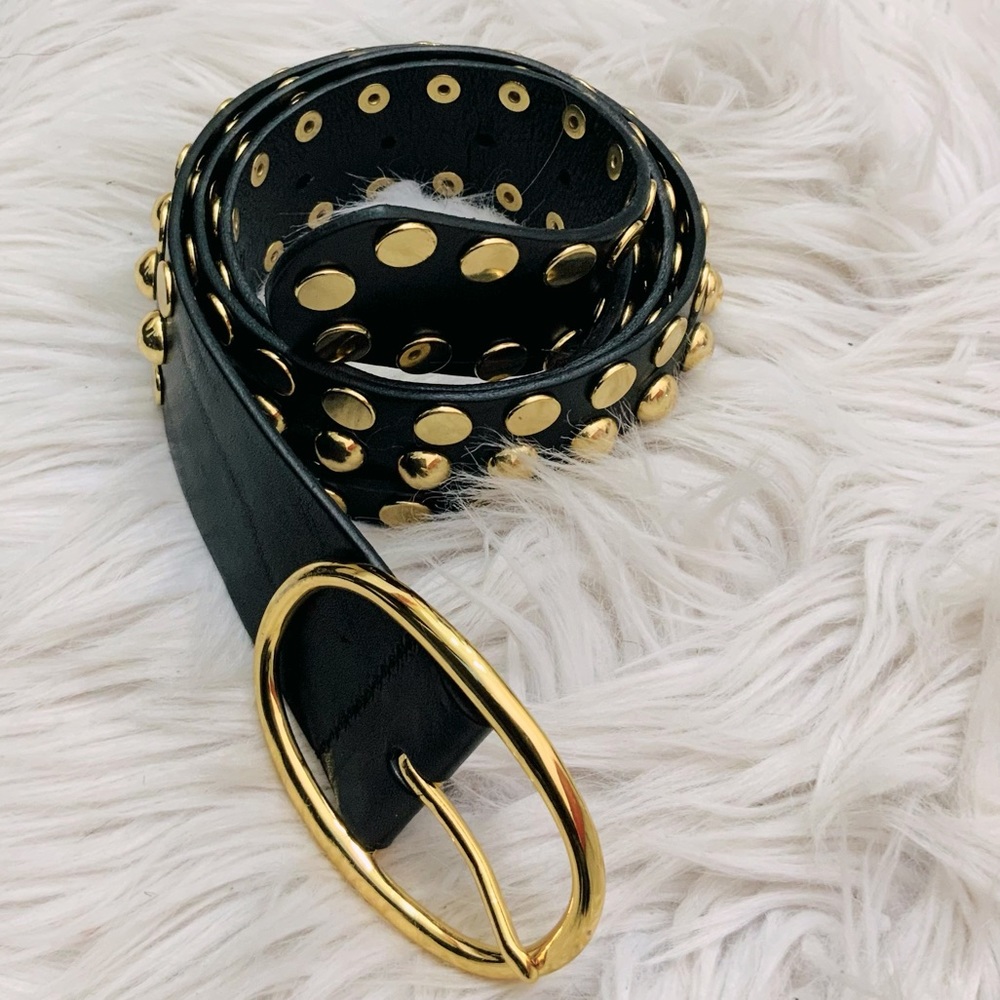 Linea Pelle Collection leather Studded Belt NWOT